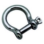 Whitecap S-4072P 1 / 4 INCH STAINLESS STEEL SHACKLE
