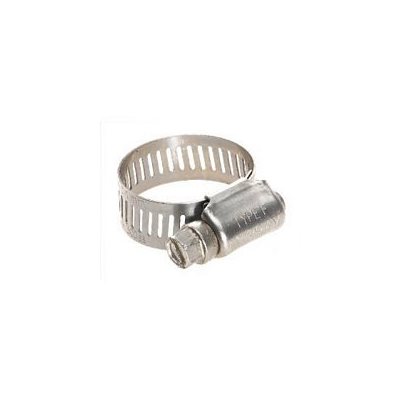 MARINE FASTENERS #4 1 / 4 INCH TO 5 / 8 INCH O.D. STAINLESS STEEL HOSE CLAMP - SOLD AS EACH