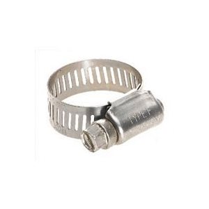 MARINE FASTENERS #6 5 / 16 INCH TO 7 / 8 INCH O.D. STAINLESS STEEL HOSE CLAMP - SOLD AS EACH