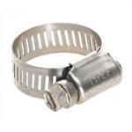 MARINE FASTENERS #12 1 / 2 INCH TO 1-1 / 4 INCH O.D. STAINLESS STEEL HOSE CLAMP - SOLD AS EACH