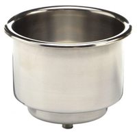 T-H MARINE LCH-1SS-DP STAINLESS STEEL CUP HOLDER 