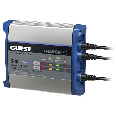 GUEST 2711A 10 AMP 2 BATTERY BATTERY CHARGER
