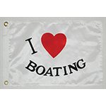 TAYLOR MADE 2218 12in x 18in I LOVE BOATING FLAG