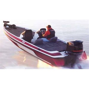CARVER 77219S-11 TOURNAMENT BASS BOAT COVER FOR BOATS 19'6IN. X 96IN., O / B