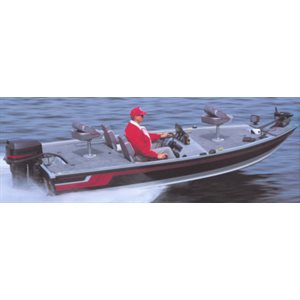 CARVER 77815F-10 JON STYLE BASS BOAT, OUTBOARD COVER FOR BOATS 15'6 x 70in