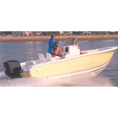 CARVER 70021P-10 CENTER CONSOLE BOAT COVER FOR BOATS 21'6 x 102in WITH HIGH BOW RAILS, O / B