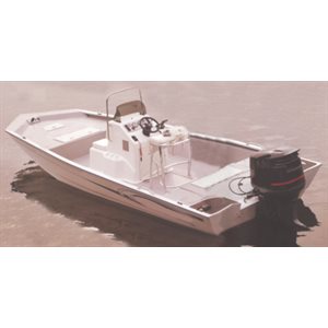 CARVER 71418F-10 ALUMINUM MODIFIED V JON BOATS WITH HIGH CENTER CONSOLE COVER FOR OUTBOARD BOATS 18'6" x 90"