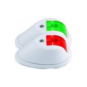 PERKO 0254W00DP1 WHITE VERTICAL MOUNT RED & GREEN SIDE LIGHTS