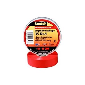3M 10810 RED ELECTRICAL TAPE 3 / 4in x 66ft