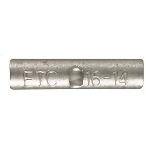 DEKA 38039 TERMINAL, NON INSULATED BUTT SPLICE FOR 16-14 GAUGE WIRE - BAG OF 100